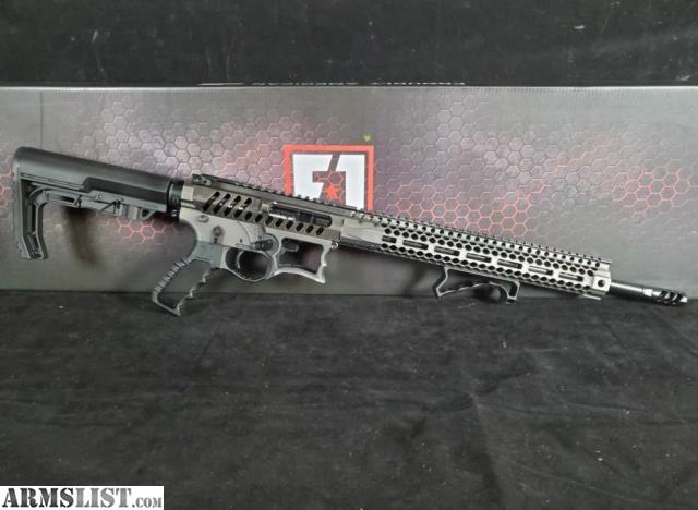 F1 BDRX-15 223 Wylde, 7.5″ Barrel, Tippmann Brace, XS7M Handguard, Green Galaxy, 30rd